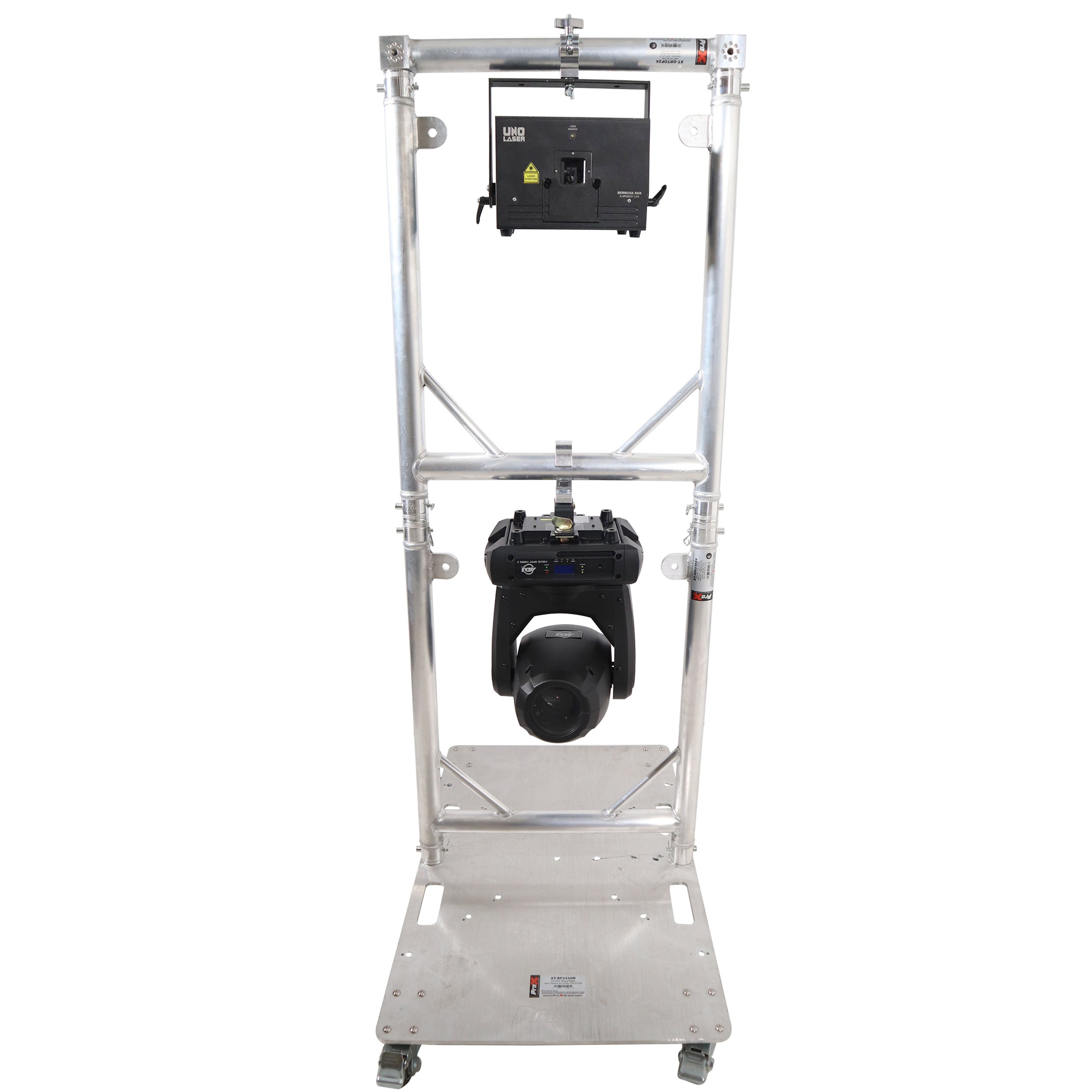 ProX Truss Modular 2X Rapid U Grid Dual Package for Lighting - Moving Heads W-Rolling Aluminum Baseplate