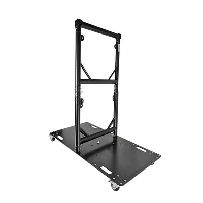 ProX Truss Modular 2X Rapid U Grid Trio Package for Lighting - Moving Heads W-Rolling Aluminum Baseplate | Black Finish