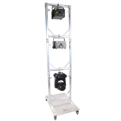 ProX Truss Modular 3X Rapid U Grid Trio Package for Lighting - Moving Heads W-Rolling Aluminum Baseplate