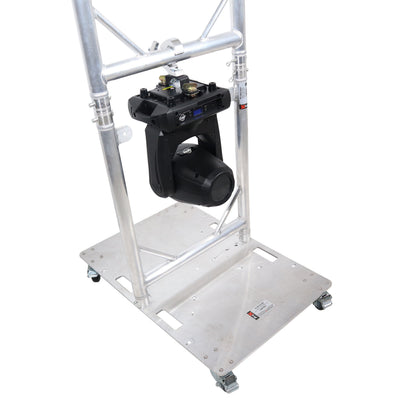 ProX Truss Modular 3X Rapid U Grid Trio Package for Lighting - Moving Heads W-Rolling Aluminum Baseplate