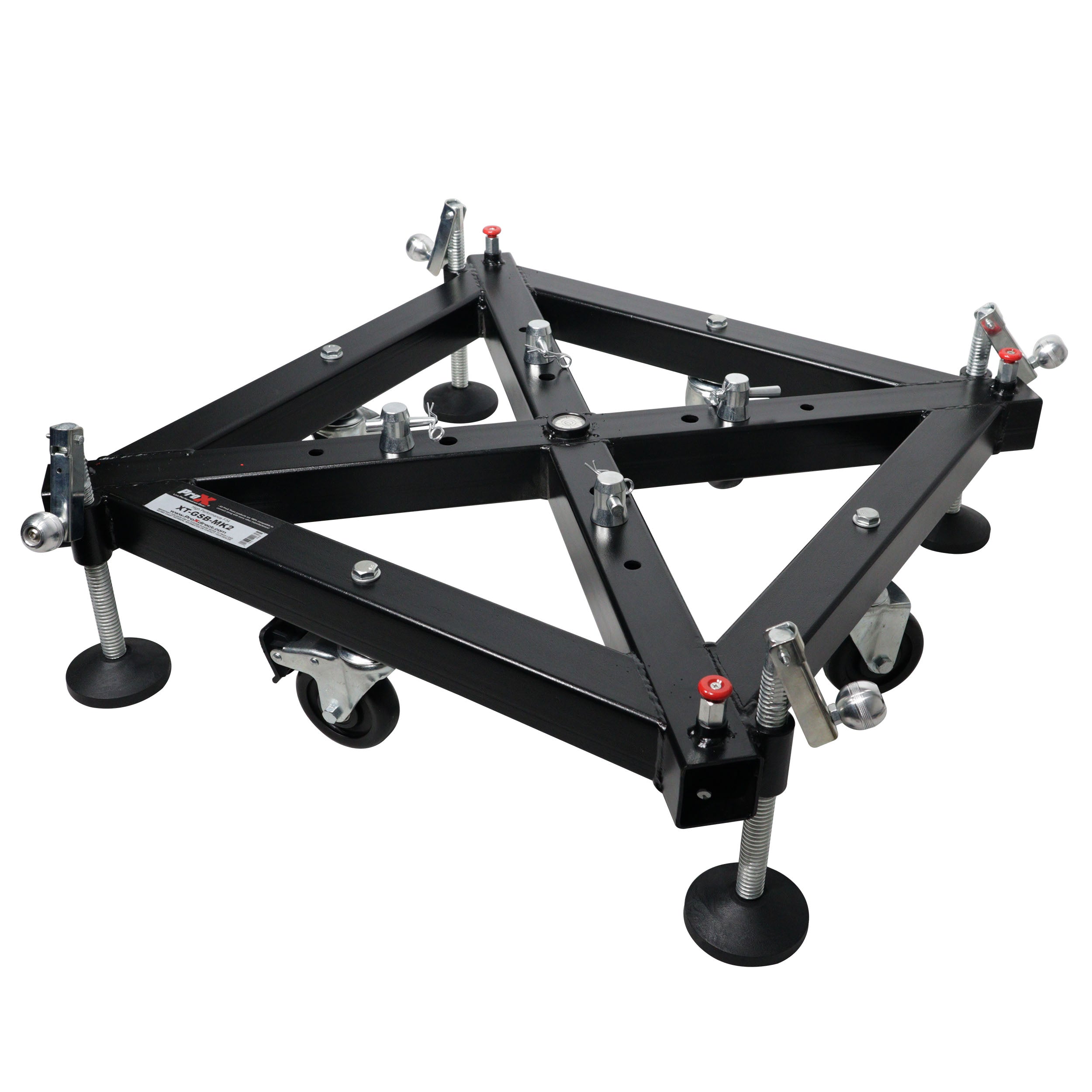 ProX Ground Support & Leg Stabilizer Package Includes Rolling Base 4x Outrigger Leg Braces