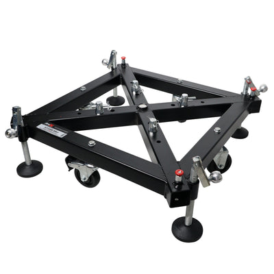 ProX Ground Support & Leg Stabilizer Package Includes Rolling Base 4x Outrigger Leg Braces
