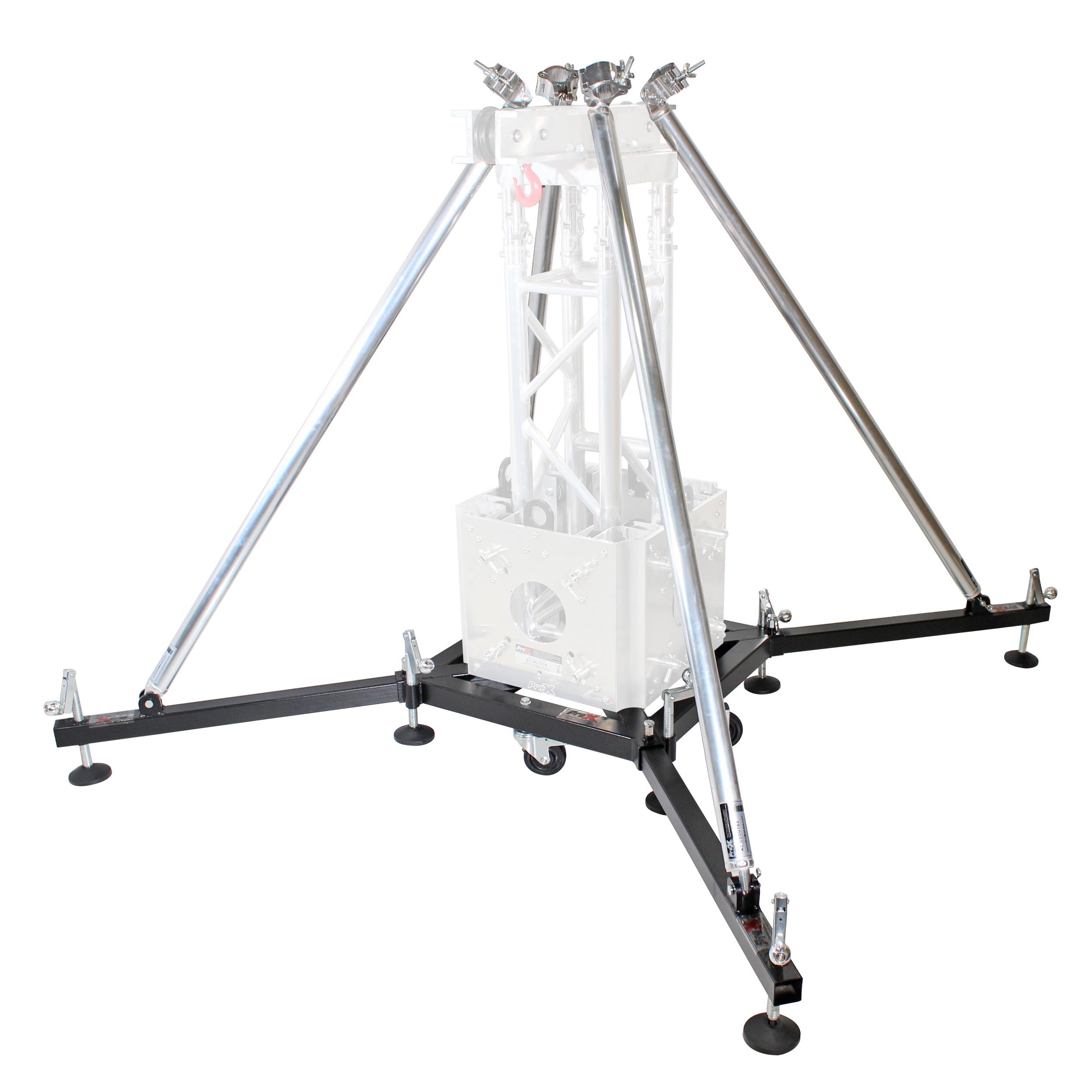 ProX Ground Support & Leg Stabilizer Package Includes Rolling Base 4x Outrigger Leg Braces