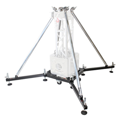 ProX Ground Support & Leg Stabilizer Package Includes Rolling Base 4x Outrigger Leg Braces