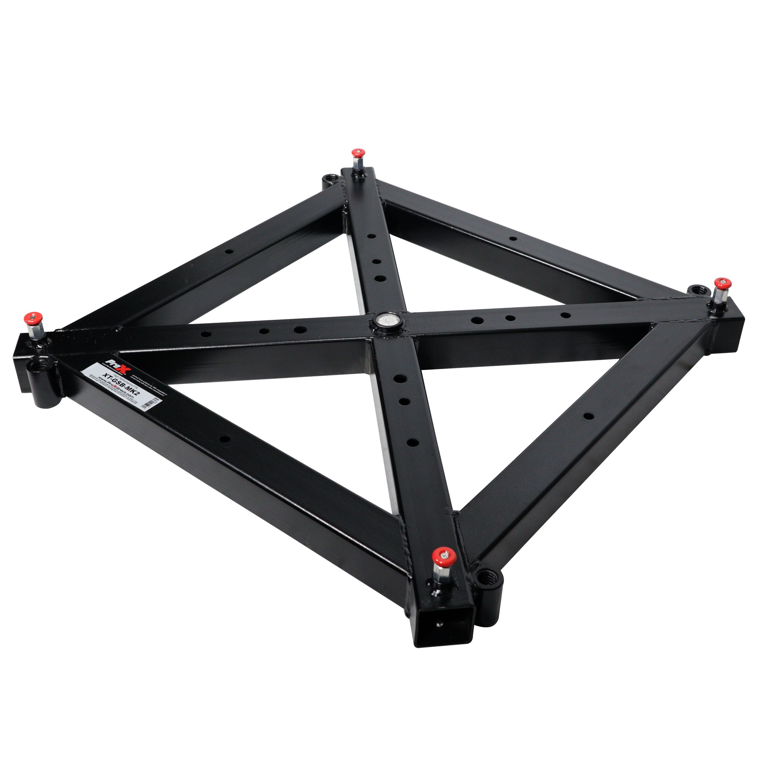 ProX Universal Vertical Tower Truss Ground Support Base on Wheels with Leveling Jacks for F34, F44 and 12" Bolt truss