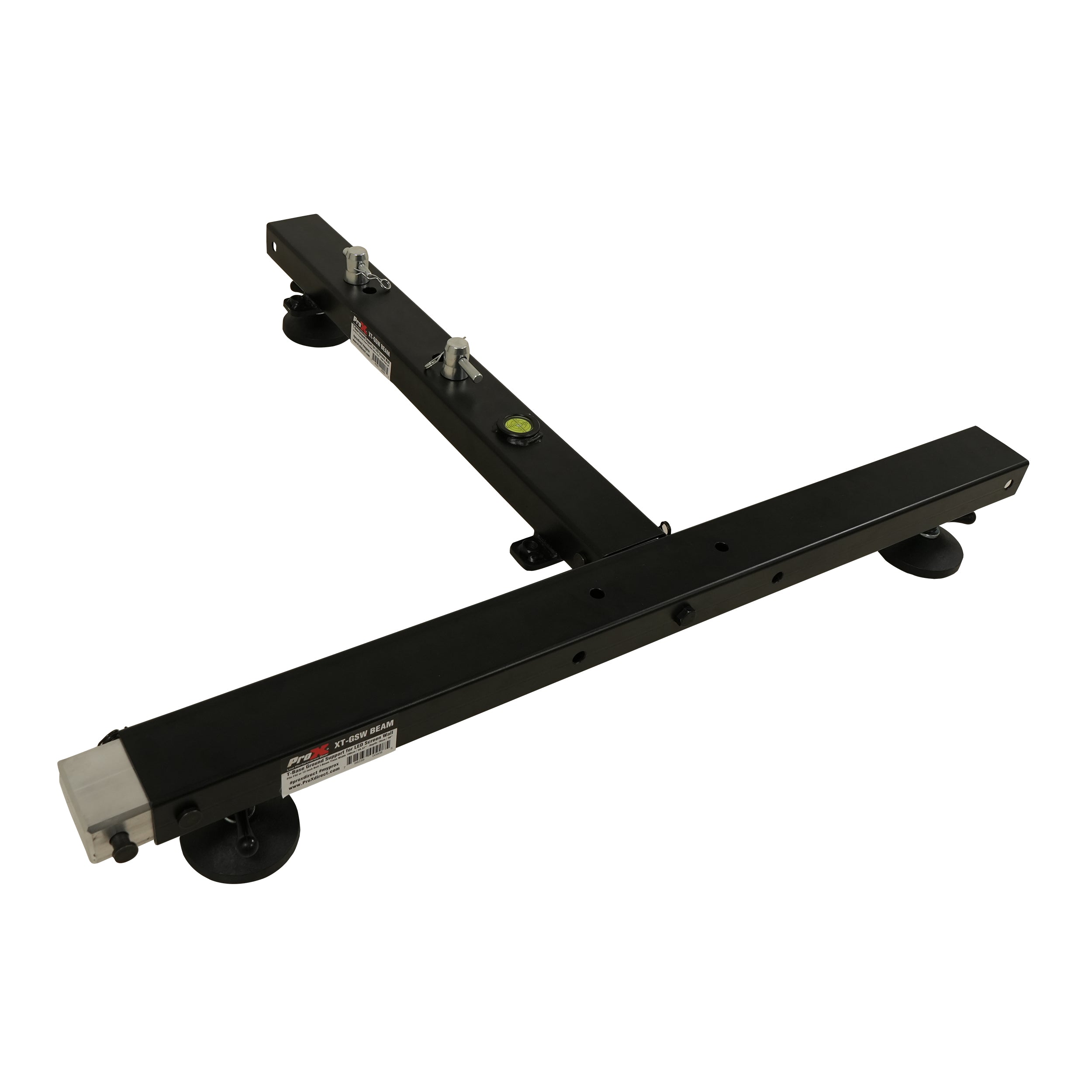 ProX Ground Support Stabilizing 1M / 3.28ft T-Base for LED Screen Wall Stacking for I-Beam F32 or12" Bolted I-Beam Truss Segments
