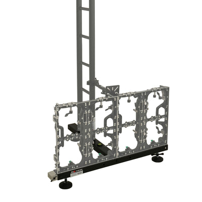 ProX Ground Support Stabilizing 1M / 3.28ft T-Base for LED Screen Wall Stacking for I-Beam F32 or12" Bolted I-Beam Truss Segments