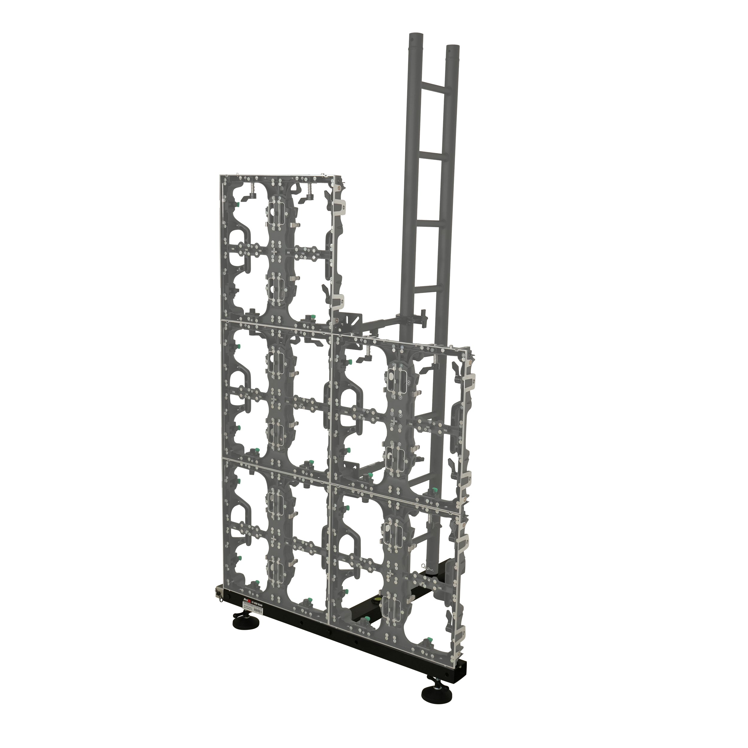 ProX Ground Support Stabilizing 1M / 3.28ft T-Base for LED Screen Wall Stacking for I-Beam F32 or12" Bolted I-Beam Truss Segments