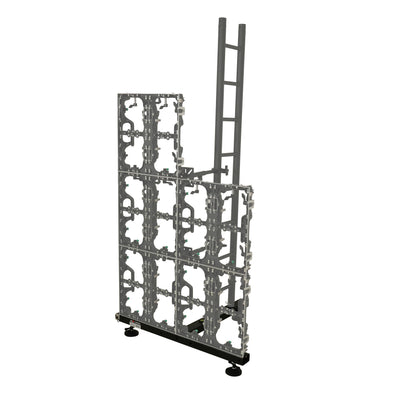 ProX Ground Support Stabilizing 1M / 3.28ft T-Base for LED Screen Wall Stacking for I-Beam F32 or12" Bolted I-Beam Truss Segments