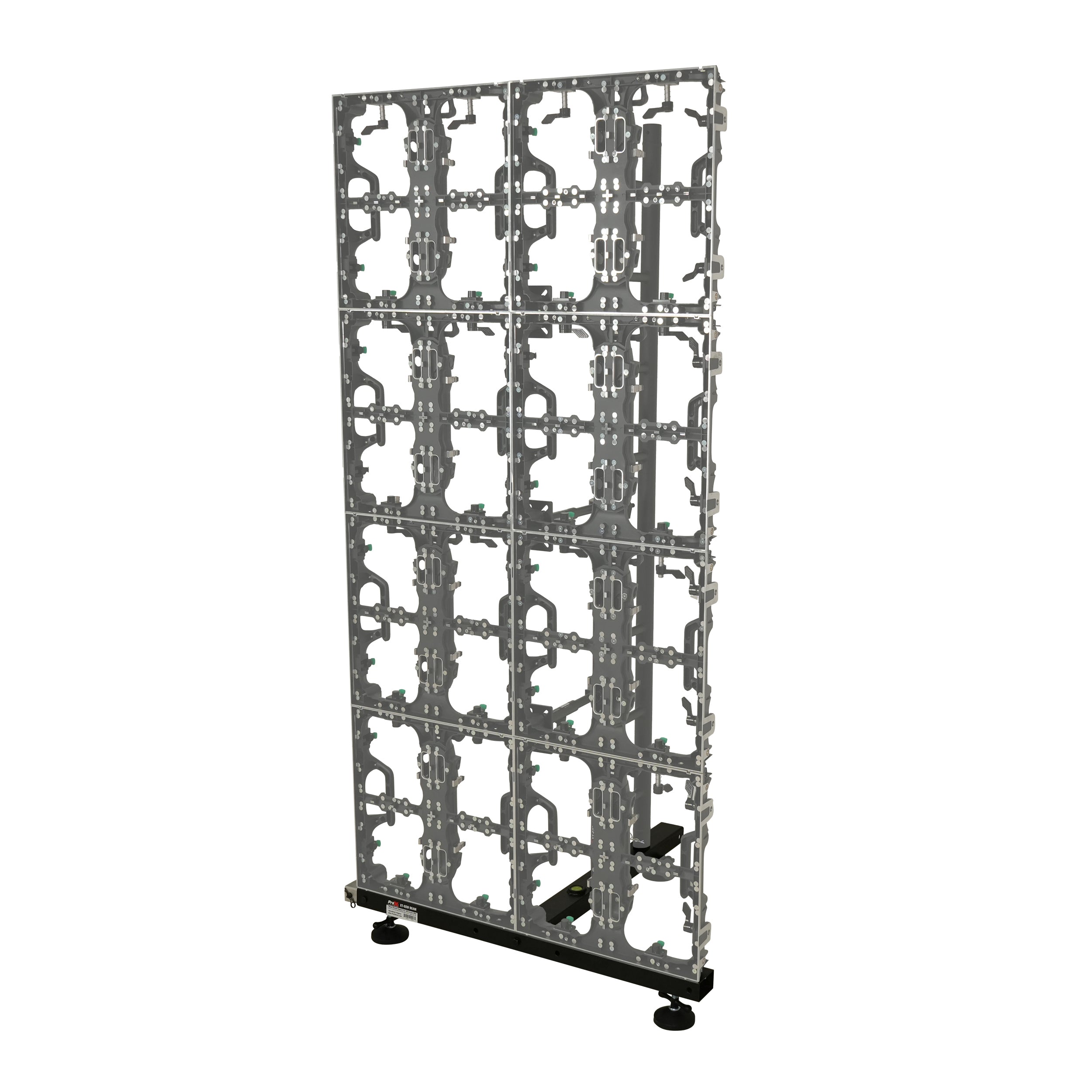 ProX Ground Support Stabilizing 1M / 3.28ft T-Base for LED Screen Wall Stacking for I-Beam F32 or12" Bolted I-Beam Truss Segments