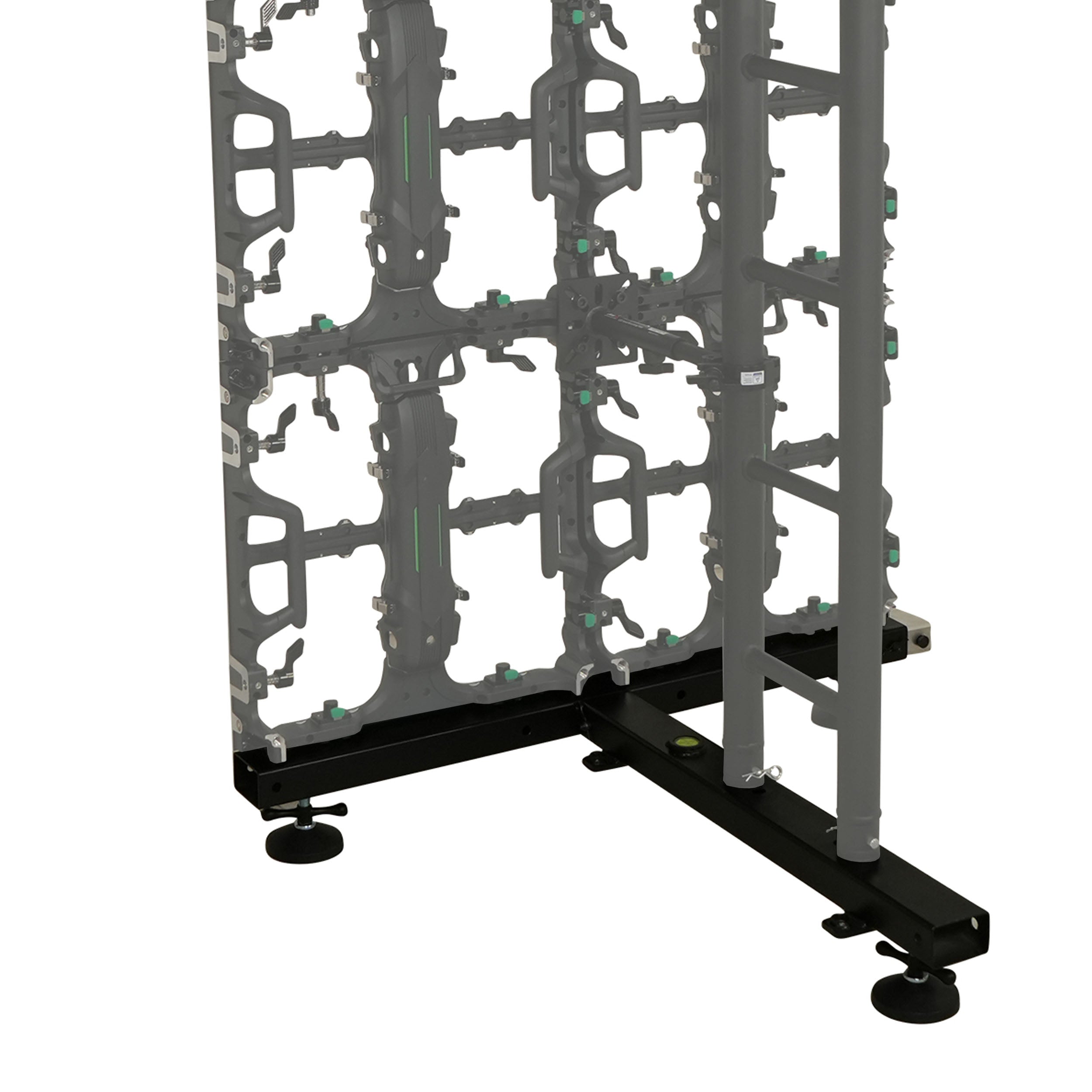 ProX Ground Support Stabilizing 1M / 3.28ft T-Base for LED Screen Wall Stacking for I-Beam F32 or12" Bolted I-Beam Truss Segments
