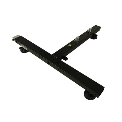 ProX Ground Support Stabilizing 1M / 3.28ft T-Base for LED Screen Wall Stacking for I-Beam F32 or12" Bolted I-Beam Truss Segments
