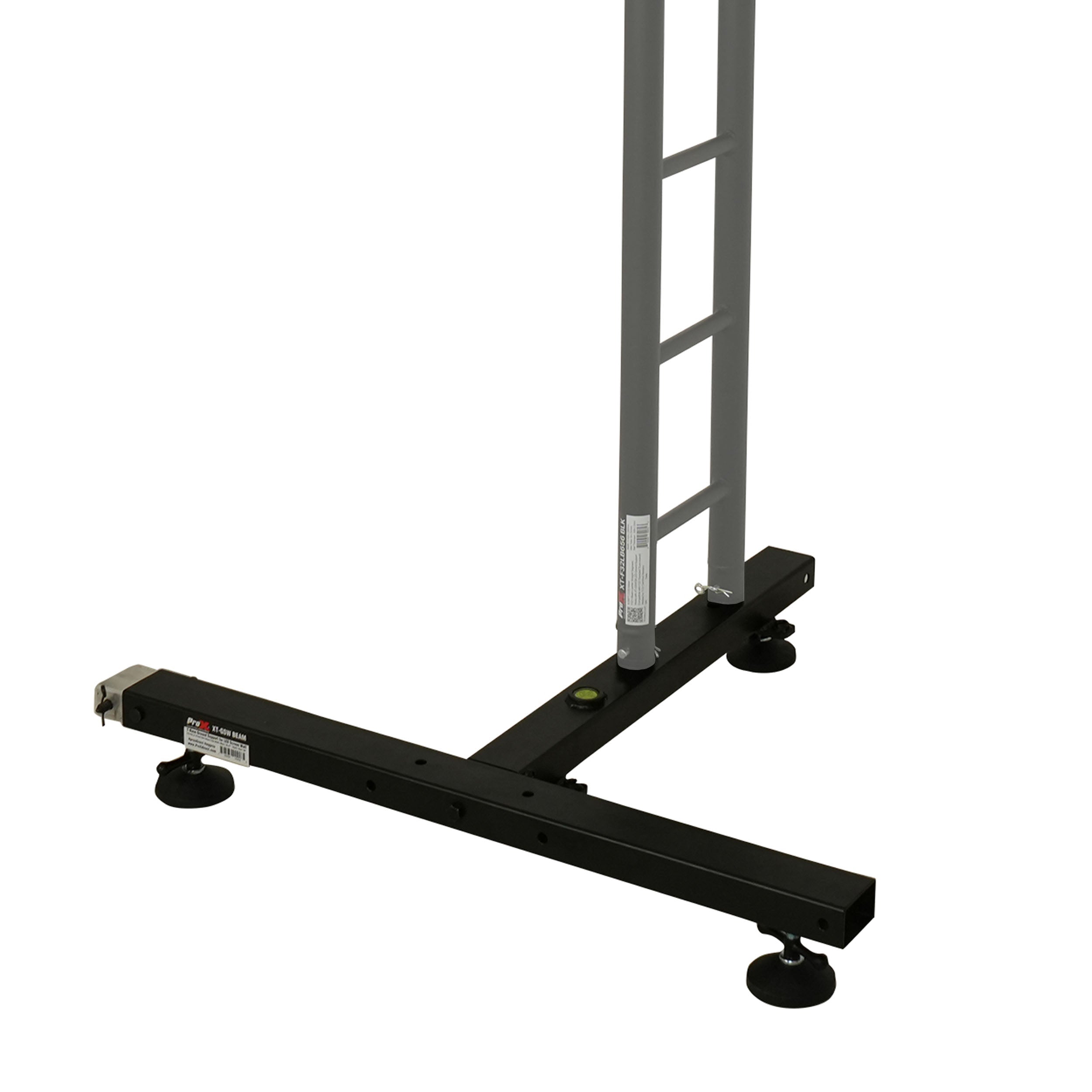 ProX Ground Support Stabilizing 1M / 3.28ft T-Base for LED Screen Wall Stacking for I-Beam F32 or12" Bolted I-Beam Truss Segments