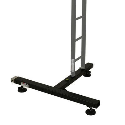 ProX Ground Support Stabilizing 1M / 3.28ft T-Base for LED Screen Wall Stacking for I-Beam F32 or12" Bolted I-Beam Truss Segments