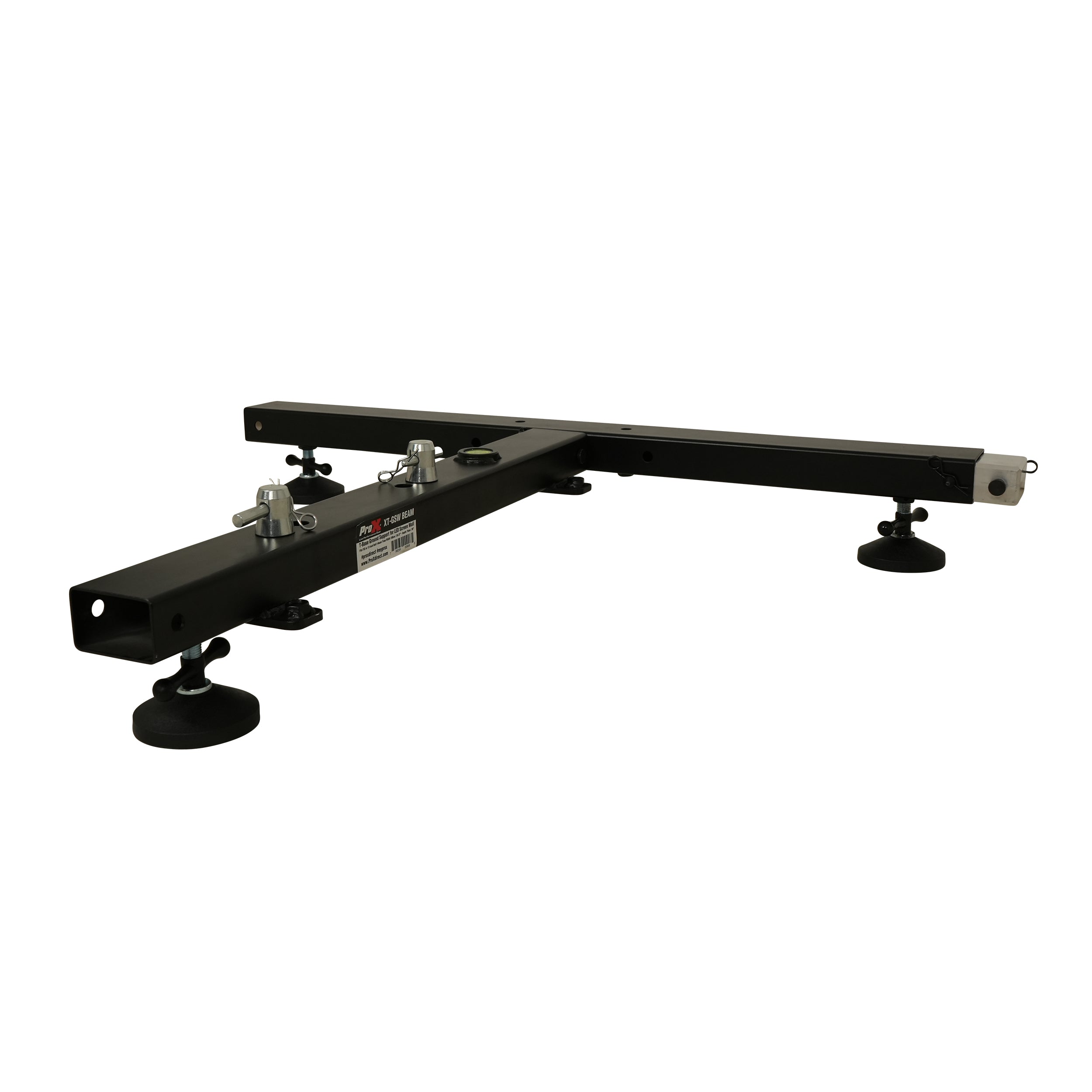 ProX Ground Support Stabilizing 1M / 3.28ft T-Base for LED Screen Wall Stacking for I-Beam F32 or12" Bolted I-Beam Truss Segments