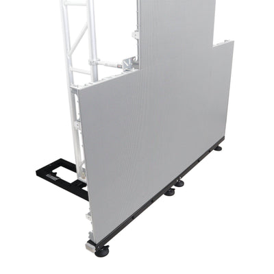ProX Ground Support Stabilizing 1M / 3.28ft T-Base for LED Screen Wall Stacking for F32 or 12-inch Bolt Truss Segments