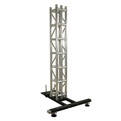 ProX Ground Support Stabilizing 1M / 3.28ft T-Base for LED Screen Wall Stacking for F32 or 12-inch Bolt Truss Segments