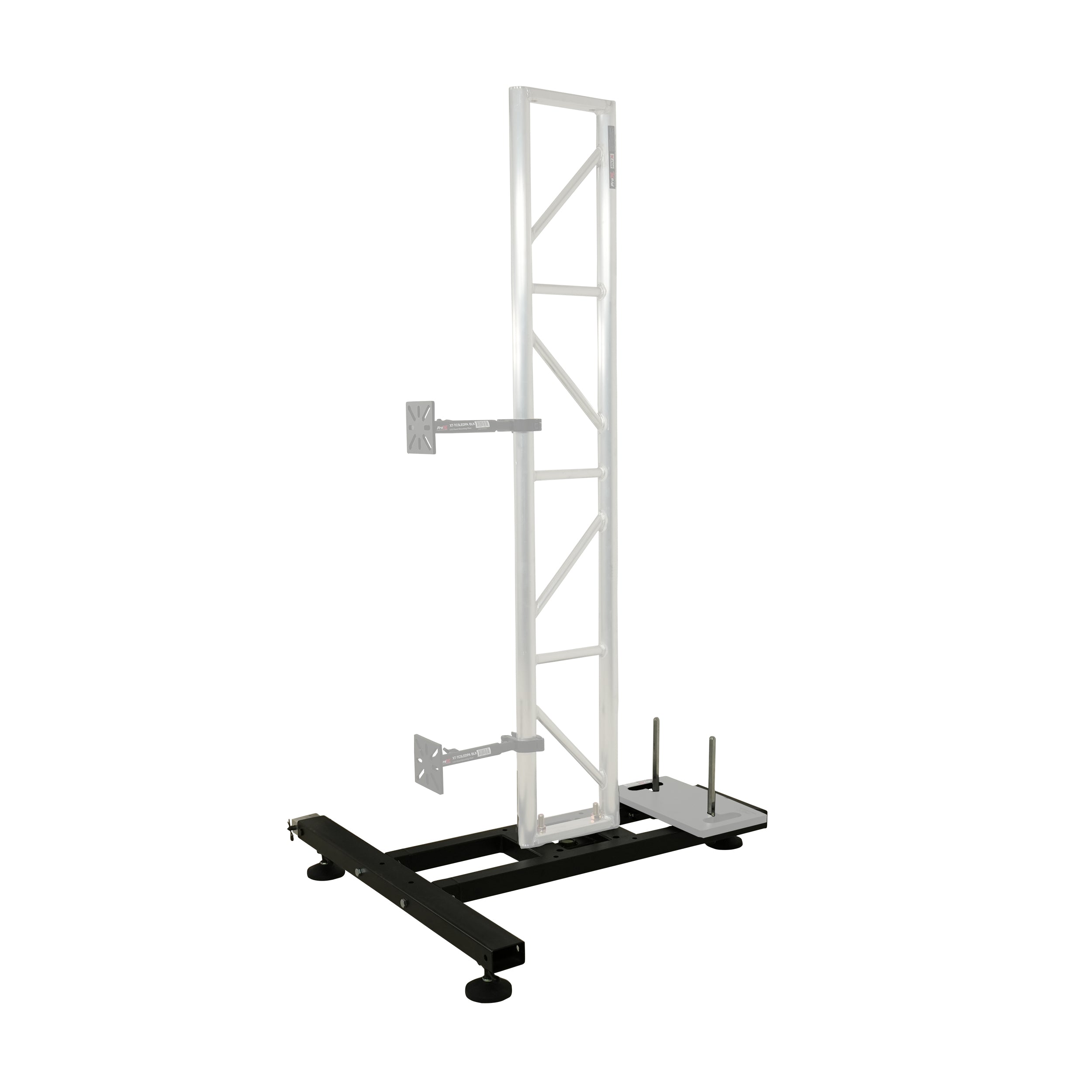 ProX Ground Support Stabilizing 1M / 3.28ft T-Base for LED Screen Wall Stacking for F32 or 12-inch Bolt Truss Segments