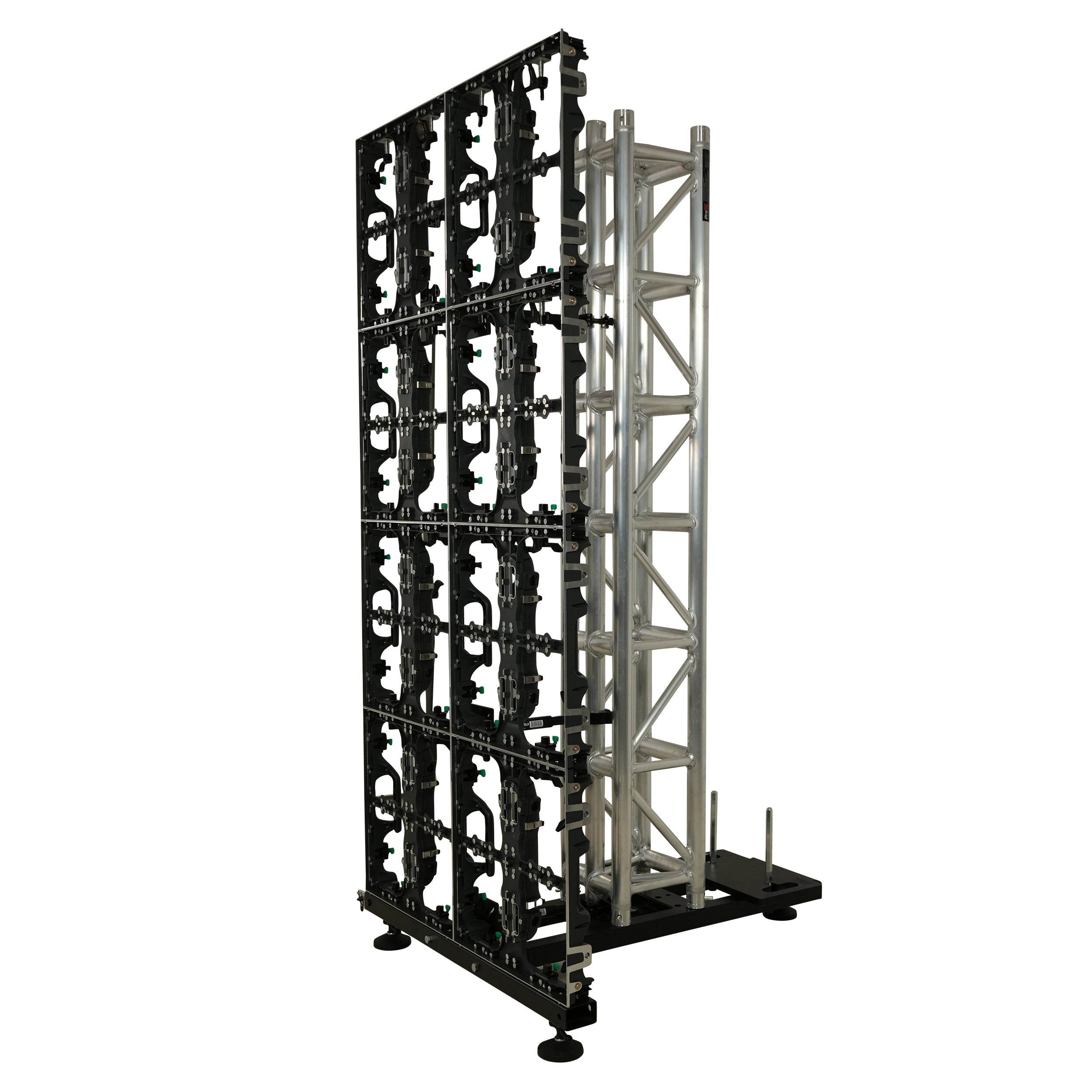 ProX Ground Support Stabilizing 1M / 3.28ft T-Base for LED Screen Wall Stacking for F32 or 12-inch Bolt Truss Segments