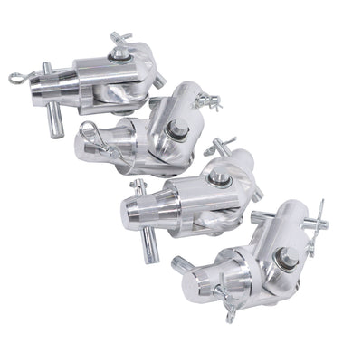 ProX Pack of 4 Conical Tube Ground Support Post towers Male to Male Hinge Joint Fits F31 F32 F34