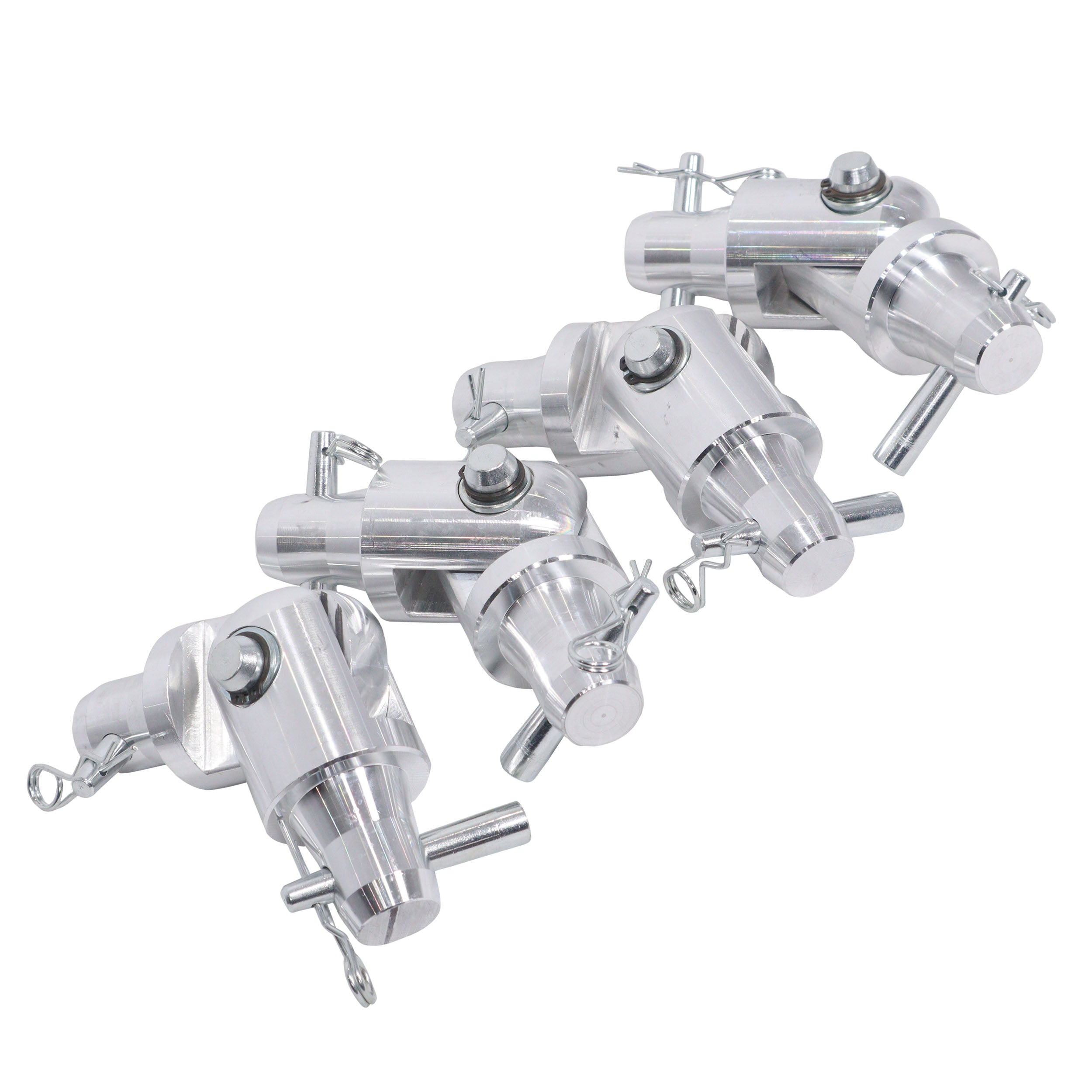 ProX Pack of 4 Conical Tube Ground Support Post towers Male to Male Hinge Joint Fits F31 F32 F34