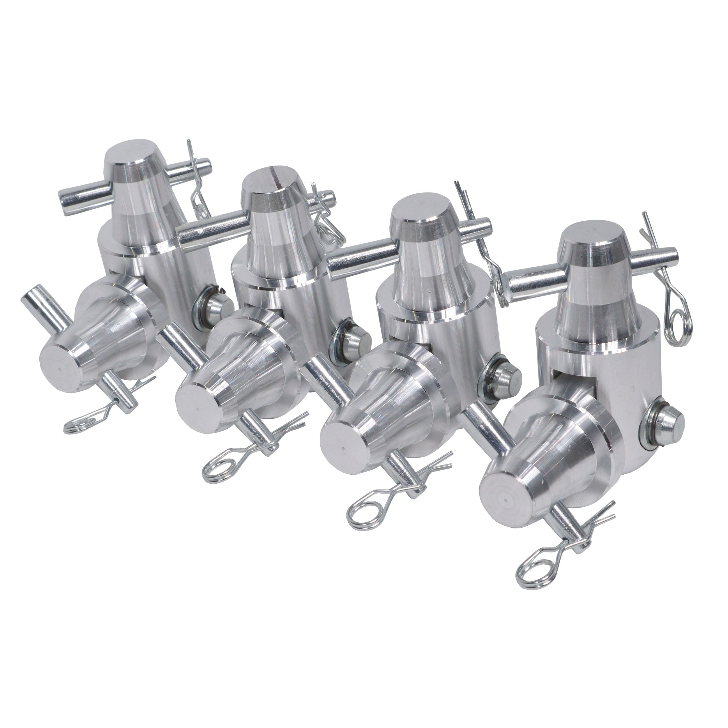 ProX Pack of 4 Conical Tube Ground Support Post towers Male to Male Hinge Joint Fits F31 F32 F34