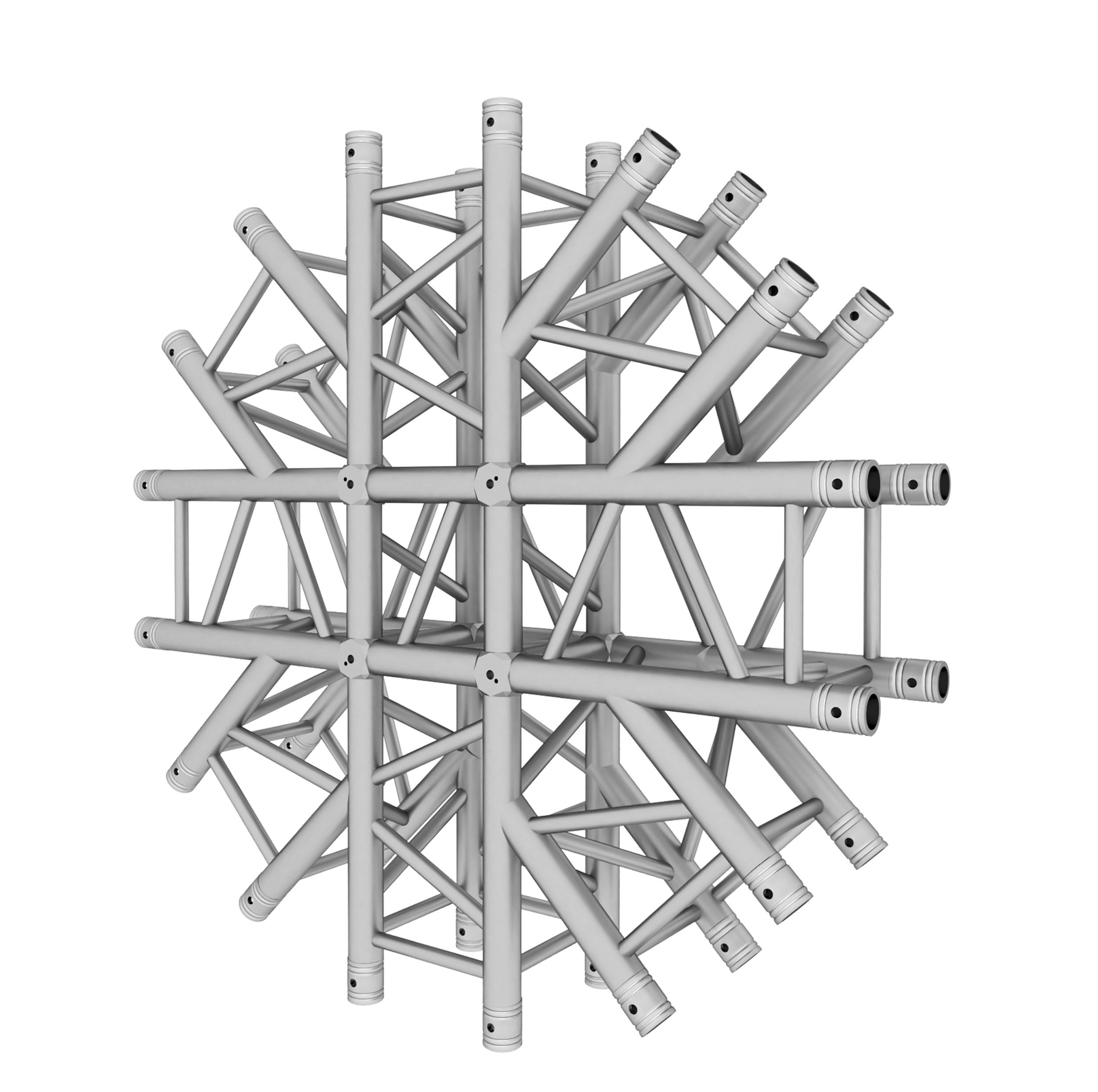 ProX 8-Way + 2-way Top Bottom Spider Lighting Junction Box - Spider Shaped Truss for F34 Conical Truss