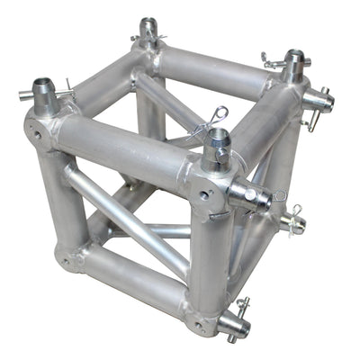 ProX 6 Way Square Truss Junction Block - Includes 2 Way 8 Half Conical Couplers