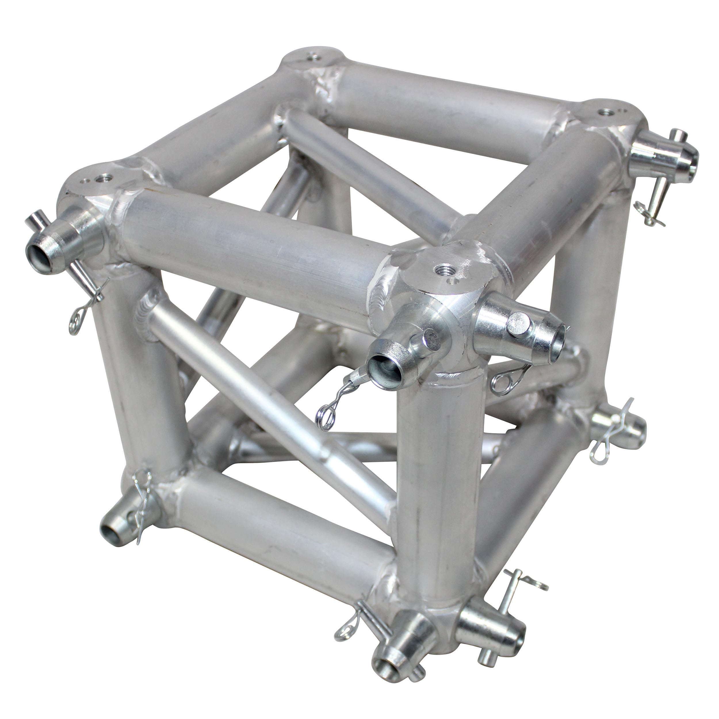 ProX 6 Way Square Truss Junction Block - Includes 2 Way 8 Half Conical Couplers