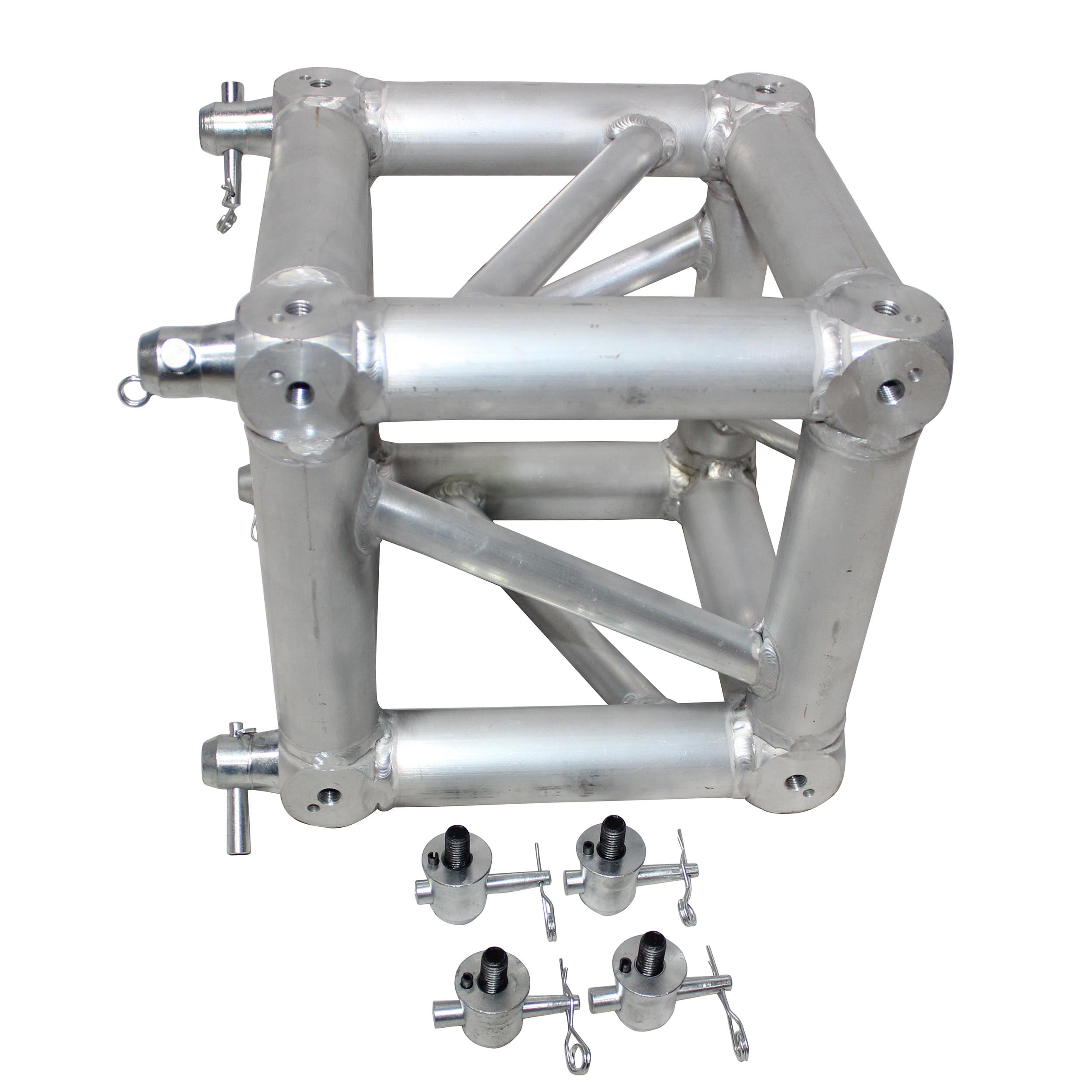 ProX 6 Way Square Truss Junction Block - Includes 2 Way 8 Half Conical Couplers