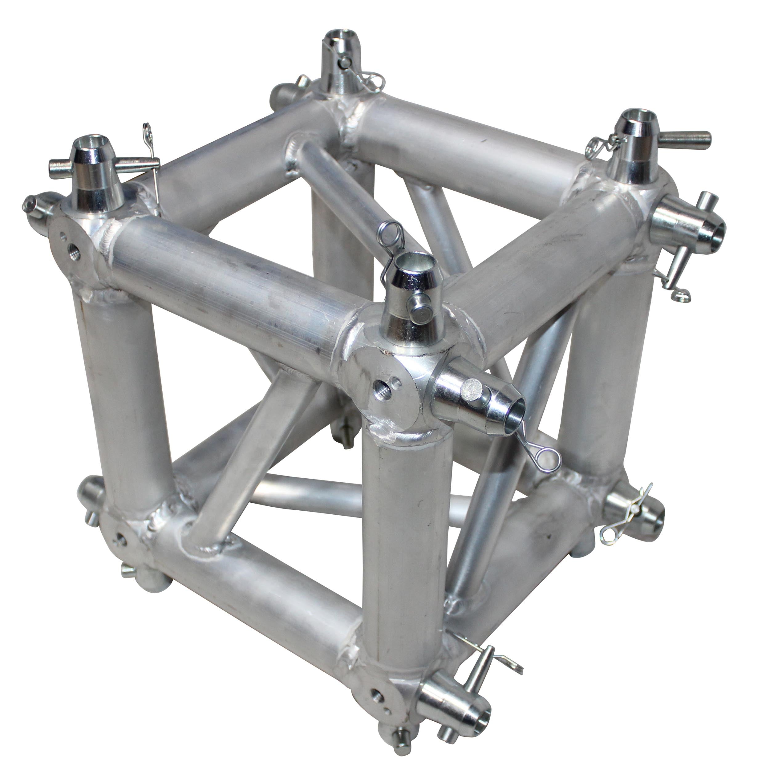 ProX 6 Way Square Truss Junction Block - Includes 4 Way 16 Half Conical Couplers