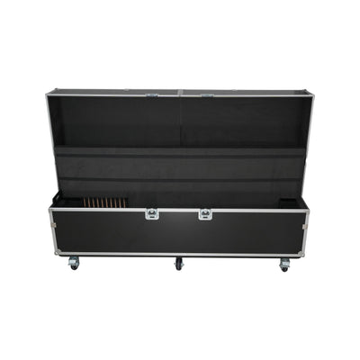 ProX Universal Case For Flat Panel Dual Monitor LED LCD TV Dual 80" to 100" Adjustable Flight Case W 4" Casters