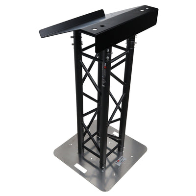 ProX Truss Lectern 24" Black Powder Finish Aluminum Fits F34 w/ 4x Punched for D-Series Connectors