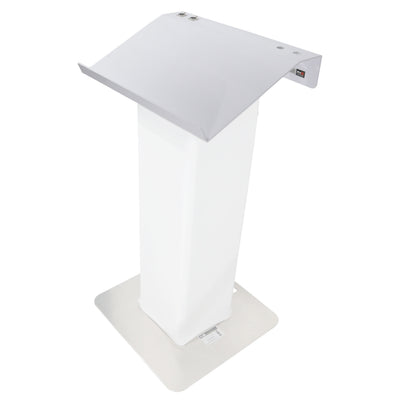 ProX Truss Lectern 24" White Finish Aluminum Fits F34 w/ 4x Punched for D-Series Connectors