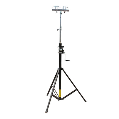 ProX 14 Ft Heavy-duty Lighting Crank Truss Stage Stand Includes T-Adapter Truss Mount 200 lbs Capacity