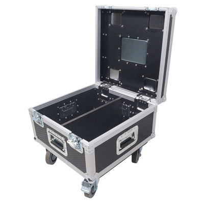 ProX Set of Two 2-Ton 30' Ft. Manual Chain Hoist with ATA Flight Style Road Case for stage truss roof system and line array speakers