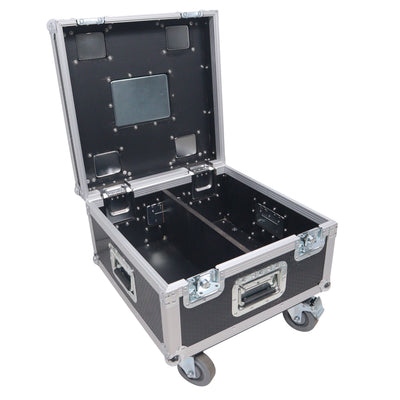 ProX Set of Two 2-Ton 30' Ft. Manual Chain Hoist with ATA Flight Style Road Case for stage truss roof system and line array speakers