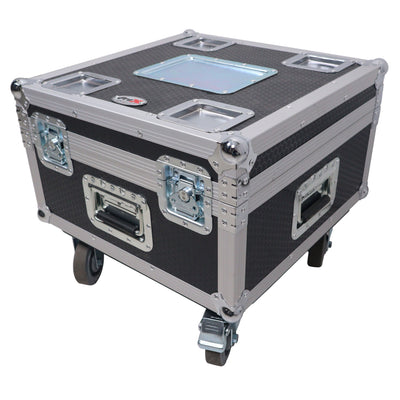 ProX Set of Two 2-Ton 30' Ft. Manual Chain Hoist with ATA Flight Style Road Case for stage truss roof system and line array speakers