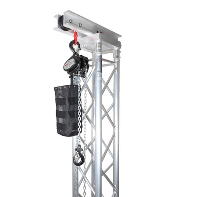 ProX Pair of 1 Ton Manual Chain Hoist with 30 Ft (9 M) Chain for Stage Truss roof system and line array speakers