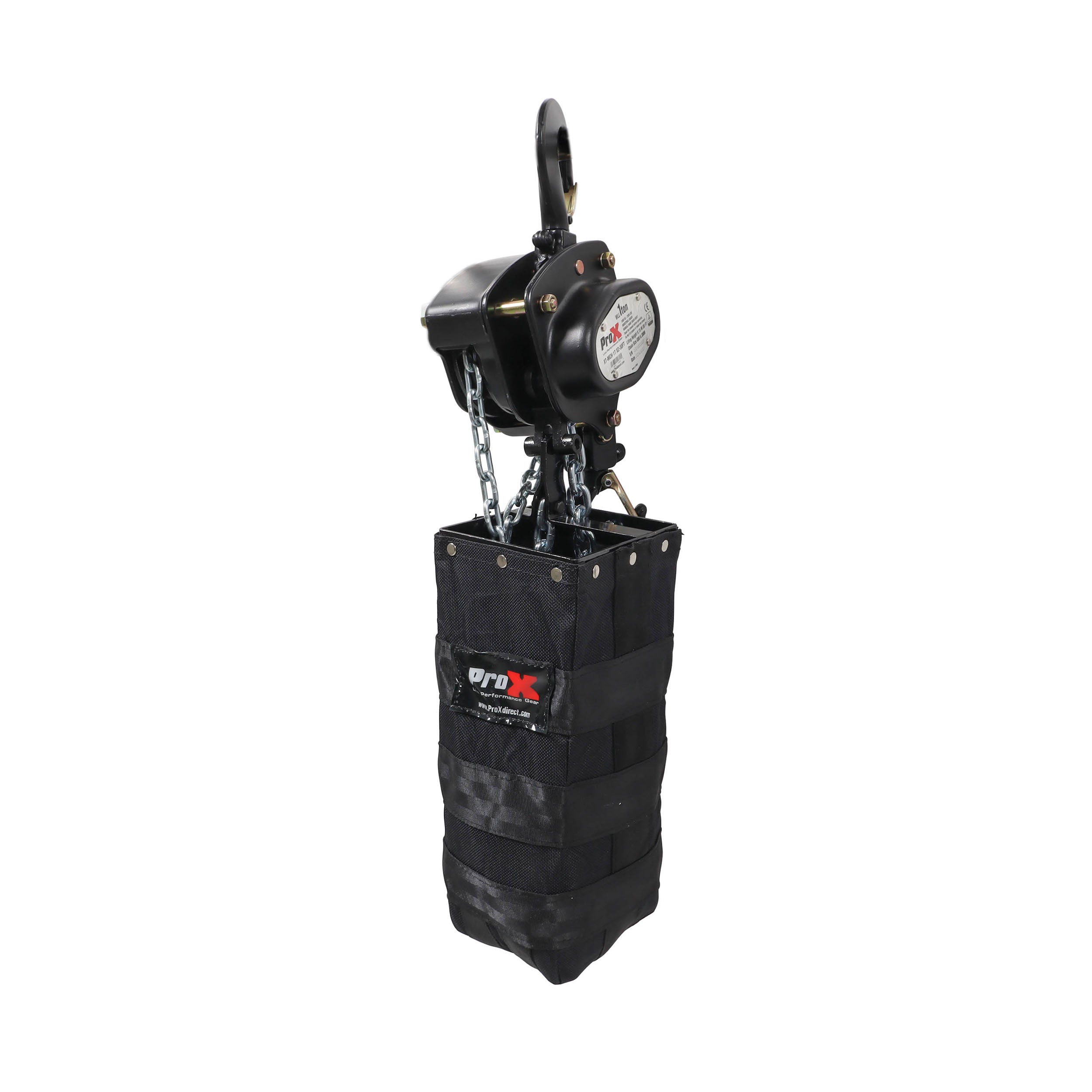 ProX Pair of 1 Ton Manual Chain Hoist with 30 Ft (9 M) Chain for Stage Truss roof system and line array speakers