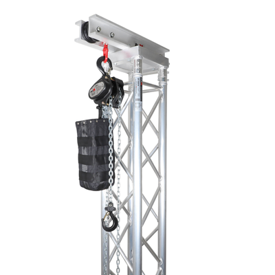 ProX Single 2 Ton Manual Chain Hoist with 30 Ft (9 M) Chain for Stage Truss roof system and line array speakers