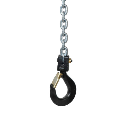 ProX Single 2 Ton Manual Chain Hoist with 30 Ft (9 M) Chain for Stage Truss roof system and line array speakers