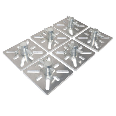 ProX XT-TC5X6 5"Aluminum Led Panel Plate W/Half Conical Coupler