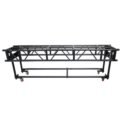 ProX 10' FT Pre-Rig Truss Segment with Removable Rolling Base System BLACK