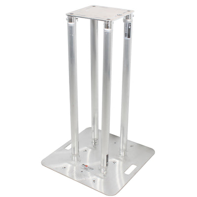 ProX SET OF 2 3.28 FT Totem Package Includes a 12in Top Plate, 24in Base Plate and Four 1M F31 Tubes W-White Scrim Cover
