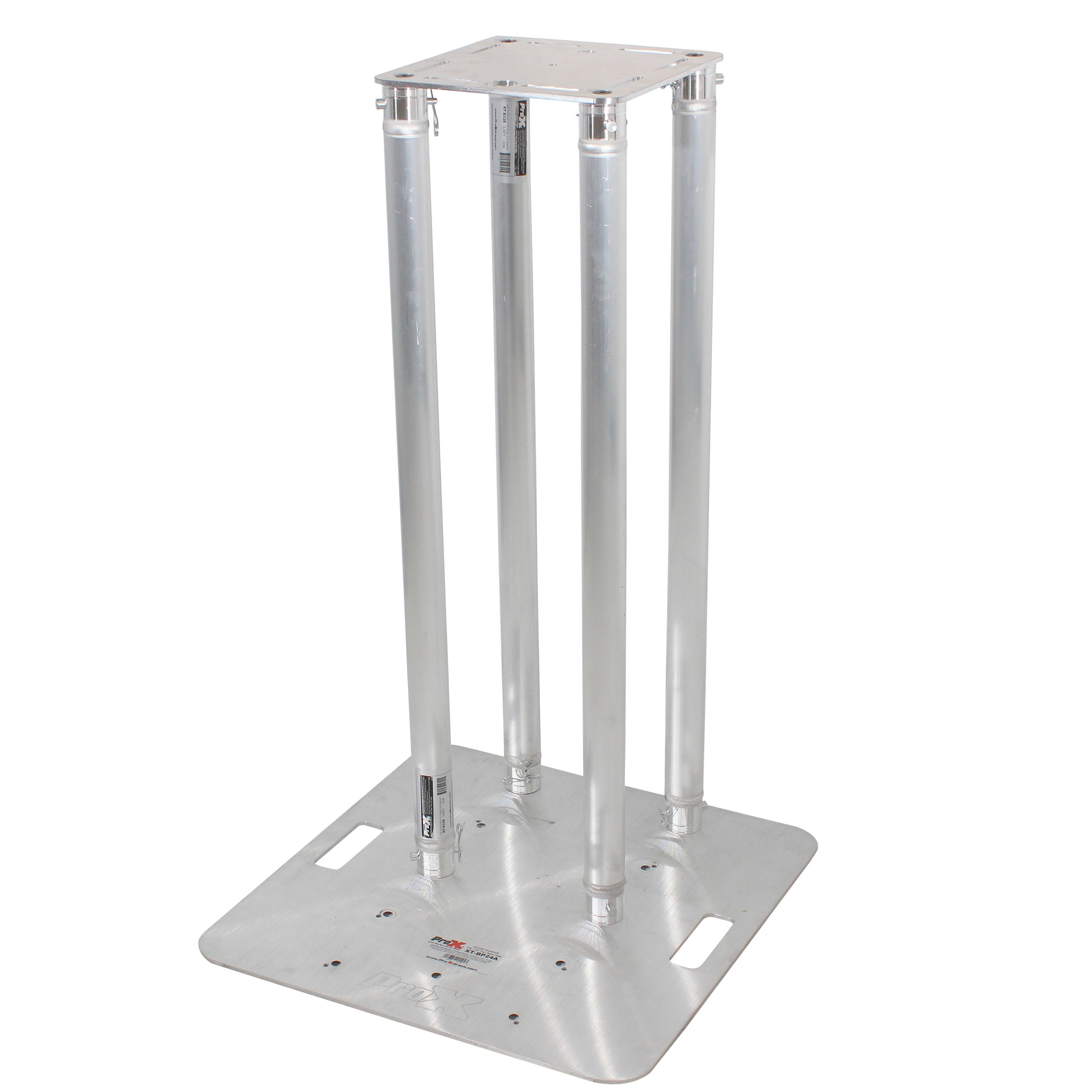 ProX SET OF 2 3.28 FT Totem Package Includes a 12in Top Plate, 24in Base Plate and Four 1M F31 Tubes W-White Scrim Cover