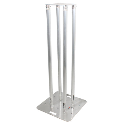 ProX Set of 2 4.92ft Totem Package Includes a 12in Top Plate, 24in Base Plate and Four 1.5m F31 Tubes W-White Scrim Cover