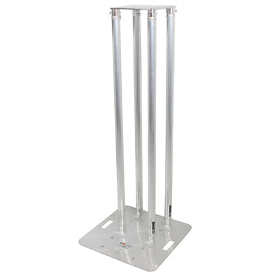 ProX Set of 2 4.92ft Totem Package Includes a 12in Top Plate, 24in Base Plate and Four 1.5m F31 Tubes W-White Scrim Cover