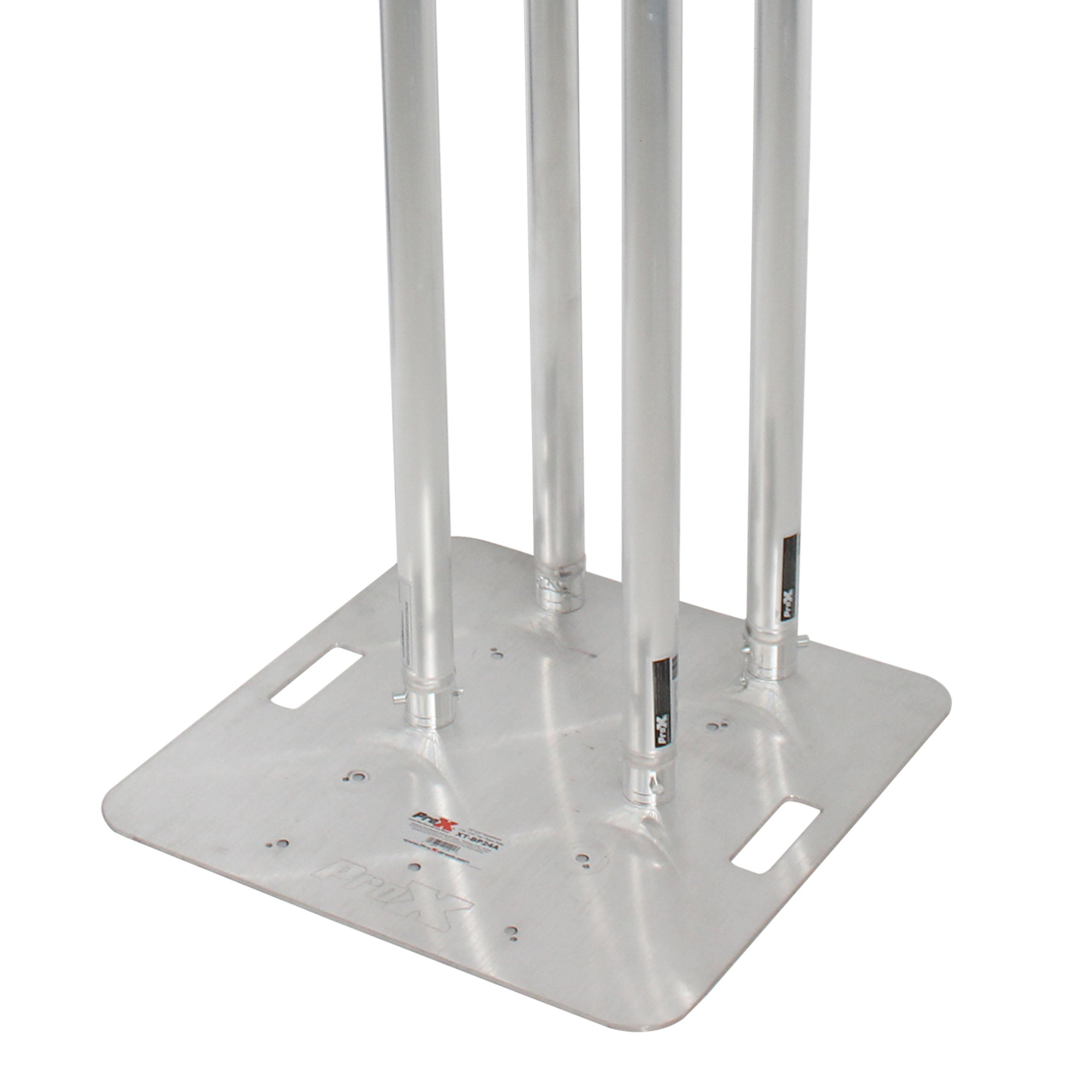 ProX Set of 2 4.92ft Totem Package Includes a 12in Top Plate, 24in Base Plate and Four 1.5m F31 Tubes W-White Scrim Cover