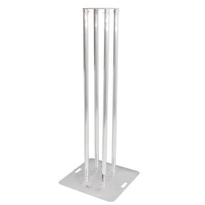 ProX Set of 2 6.56ft Totem Package Includes a 12in Top Plate, 24in Base Plate and Four 2m F31 Tubes W-White Scrim Cover